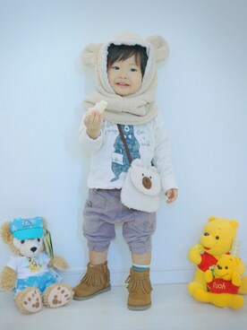 takeさん（キッズ・80cm）の秋コーディネート