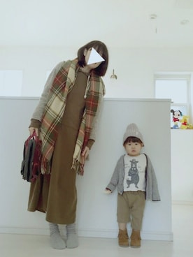 takeさん（キッズ・80cm）の冬コーディネート