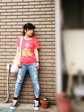 1a1ki0ko7さん（レディース・150cm）の春コーディネート