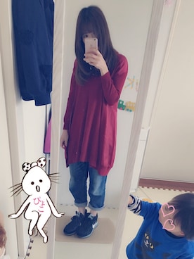 「aiko」｜「アイテム（ブルゾン）」を使った、p y o k o さん（レディース・159cm）の冬コーディネート