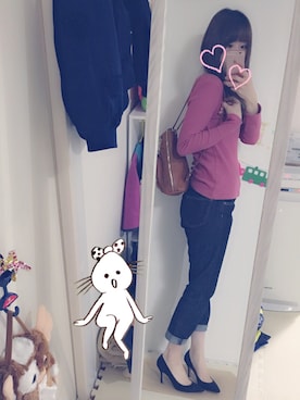 「aiko」｜「アイテム（ブルゾン）」を使った、p y o k o さん（レディース・159cm）の春コーディネート