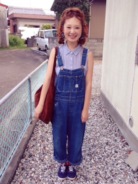 「アイテム（イヤリング）」を使った、よちさん（レディース・157cm・20代）の夏コーディネート