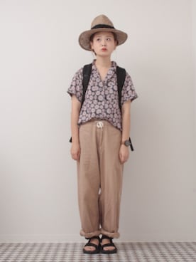 「RNA（アールエヌエー）のアイテム」を使った、よちさん（レディース・157cm）の夏コーディネート