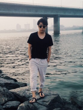 Fisher Kimさんのコーディネート