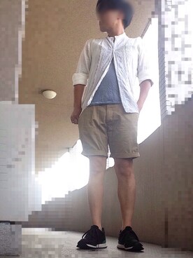 「PAUL&JOE（ポールアンドジョー）のアイテム」を使った、ノエルさん（メンズ・173cm）の夏コーディネート