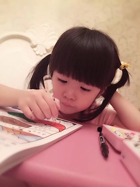 「アイテム（インテリア雑貨）」を使った、哈喽菲菲さん（キッズ・110cm）の夏コーディネート