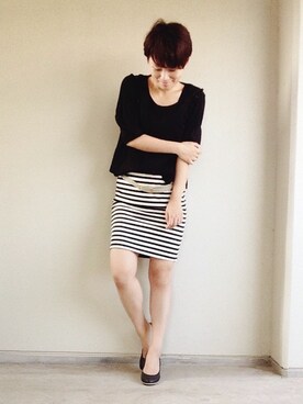 スカートを使った ショートヘア の人気ファッションコーディネート Wear