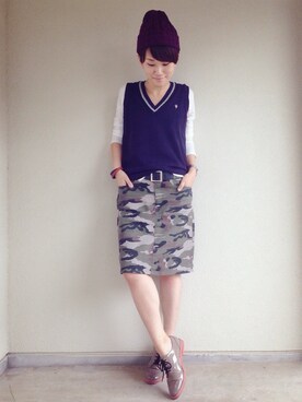 まよさん（レディース・160cm）の秋コーディネート