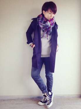 まよさん（レディース・160cm）の秋コーディネート