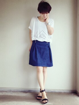 まよさん(レディース・160cm)の夏コーディネート