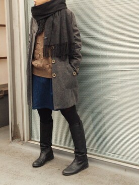 まよさん(レディース・160cm)の冬コーディネート