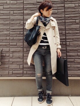 まよさん(レディース・160cm)の春コーディネート