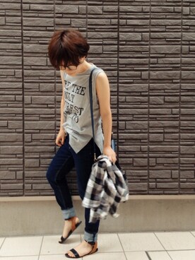 まよさん（レディース・160cm）の夏コーディネート