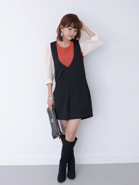 fukudaさん（レディース・160cm）の秋コーディネート