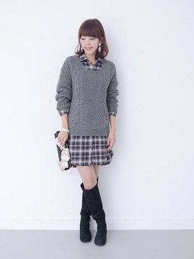 fukudaさん(レディース・160cm)の秋コーディネート