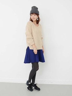 fukudaさん（レディース・160cm）の冬コーディネート