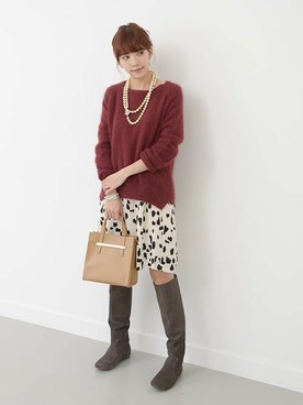 fukudaさん(レディース・160cm)の冬コーディネート