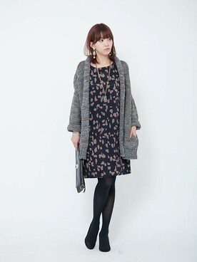 fukudaさん（レディース・160cm）の冬コーディネート