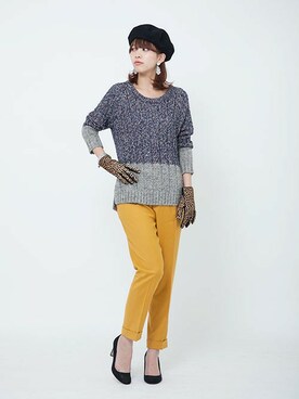 fukudaさん（レディース・160cm）の冬コーディネート