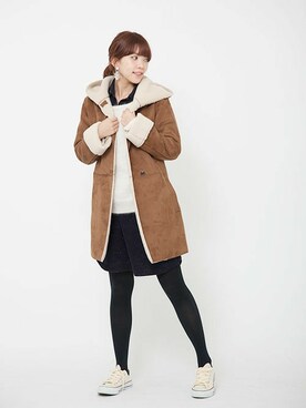 fukudaさん(レディース・160cm)の冬コーディネート
