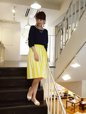 fukudaさん（レディース・160cm）の春コーディネート