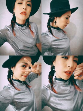 「MONKI」｜Florence Chanさん（レディース・170cm）の冬コーディネート