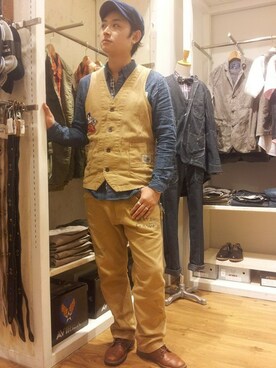 U-ki Mizutaniさん(メンズ・178cm)の春コーディネート