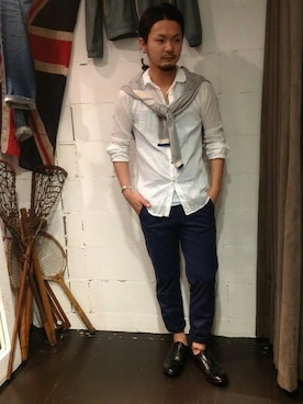 「B'2nd（ビーセカンド）のアイテム（アクセサリー）」を使った、B'2nd JIYUGAOKAさん（メンズ・170cm）の夏コーディネート