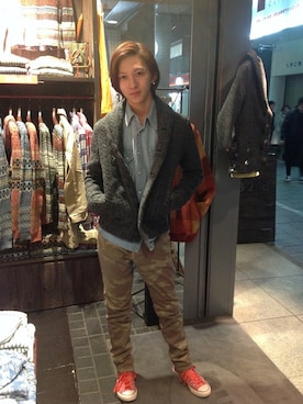 B'2nd JIYUGAOKAさん（メンズ・175cm）の冬コーディネート