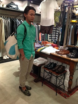 B'2nd JIYUGAOKAさん（メンズ・170cm）の夏コーディネート