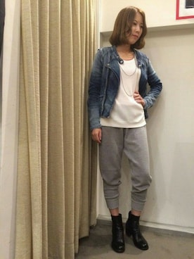 「デニット」｜B'2nd JIYUGAOKAさん（レディース・160cm）の秋コーディネート