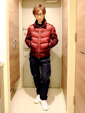 「MORGAN DE TOI（モルガンドゥトワ）のアイテム」を使った、Nobuさん（メンズ・165cm）の冬コーディネート