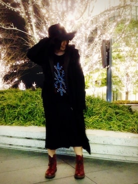 「alexanderwang（アレキサンダーワン）のアイテム（その他アウター）」を使った、3achiel /さん（レディース・158cm）の冬コーディネート