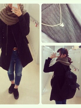 chyaiさん（レディース・161cm）の冬コーディネート