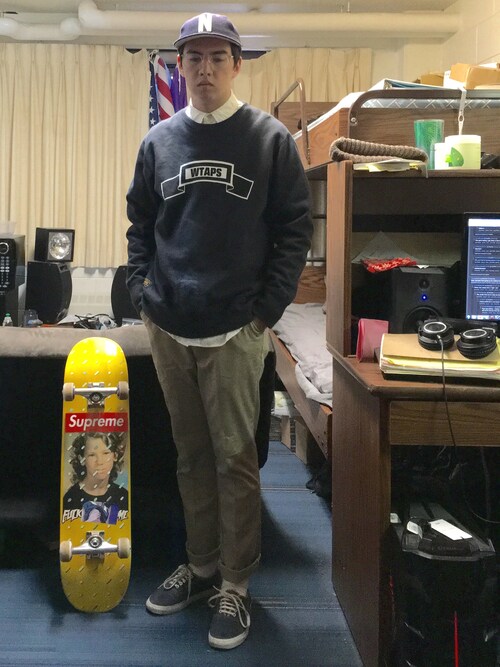 ASTROBUBBLES is wearing WTAPS