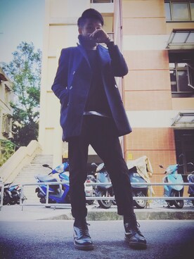 「アイテム（ジャージ）」を使った、Mr.Nonameさん（メンズ・175cm・20代）の秋コーディネート