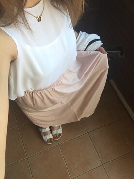 「Marc by Marc Jacobs（マークバイマークジェイコブス）のアイテム（アクセサリー）」を使った、chachaさん（レディース・154cm）の春コーディネート