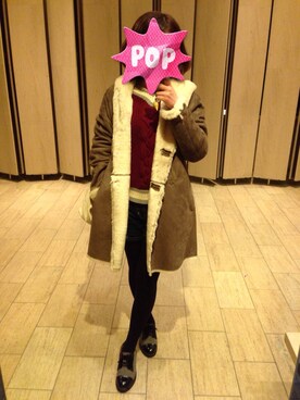 REIさん（レディース・150cm）の冬コーディネート