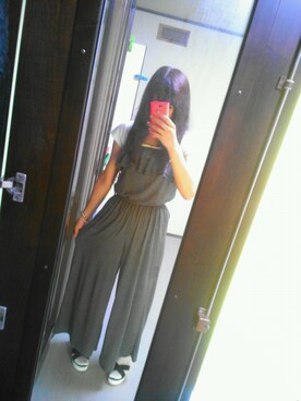 「厚底」｜ちょびんさん（レディース・153cm）の夏コーディネート