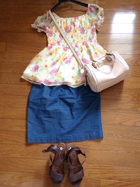 chvchvさん（レディース・153cm）の春コーディネート