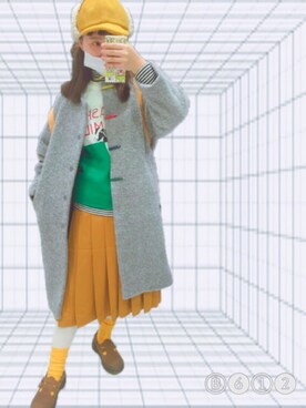 「可爱」｜piggyさん（レディース・161cm）の秋コーディネート