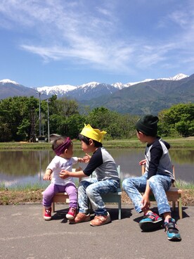 chieさん（キッズ・130cm）の春コーディネート