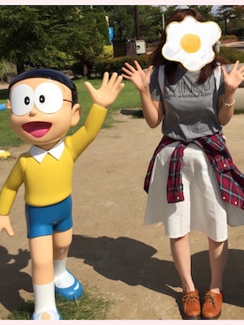 「DHOLIC（ディーホリック）のアイテム（バックパック/リュック）」を使った、ちやかさん（レディース・155cm）の冬コーディネート