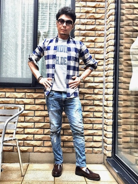 Hige-chiriさん（メンズ・168cm）の春コーディネート