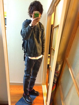 ku so men masaさん（メンズ・177cm）の冬コーディネート