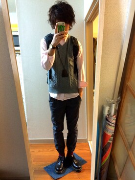 ku so men masaさん（メンズ・177cm）の春コーディネート