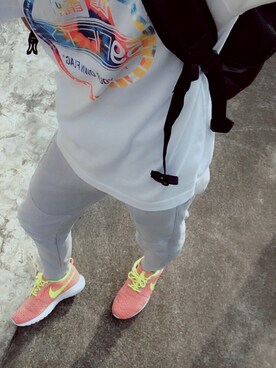 「NEW ERA（ニューエラ）のアイテム（Tシャツ/カットソー）」を使った、masu.))))))さん（メンズ・173cm）の秋コーディネート