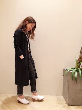 にしむらりささん（レディース・157cm）の冬コーディネート