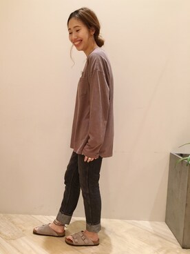 にしむらりささん（レディース・157cm）の夏コーディネート