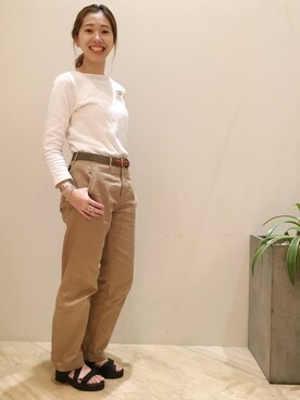にしむらりささん（レディース・157cm）の夏コーディネート